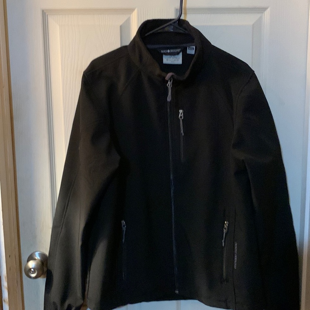 BLACK DIAMOND Soft Shell Jacket full zip active layer in black size M
